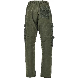 Canvas and corduroy cargo pants