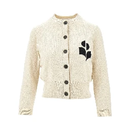 'Newton' cotton and wool cardigan
