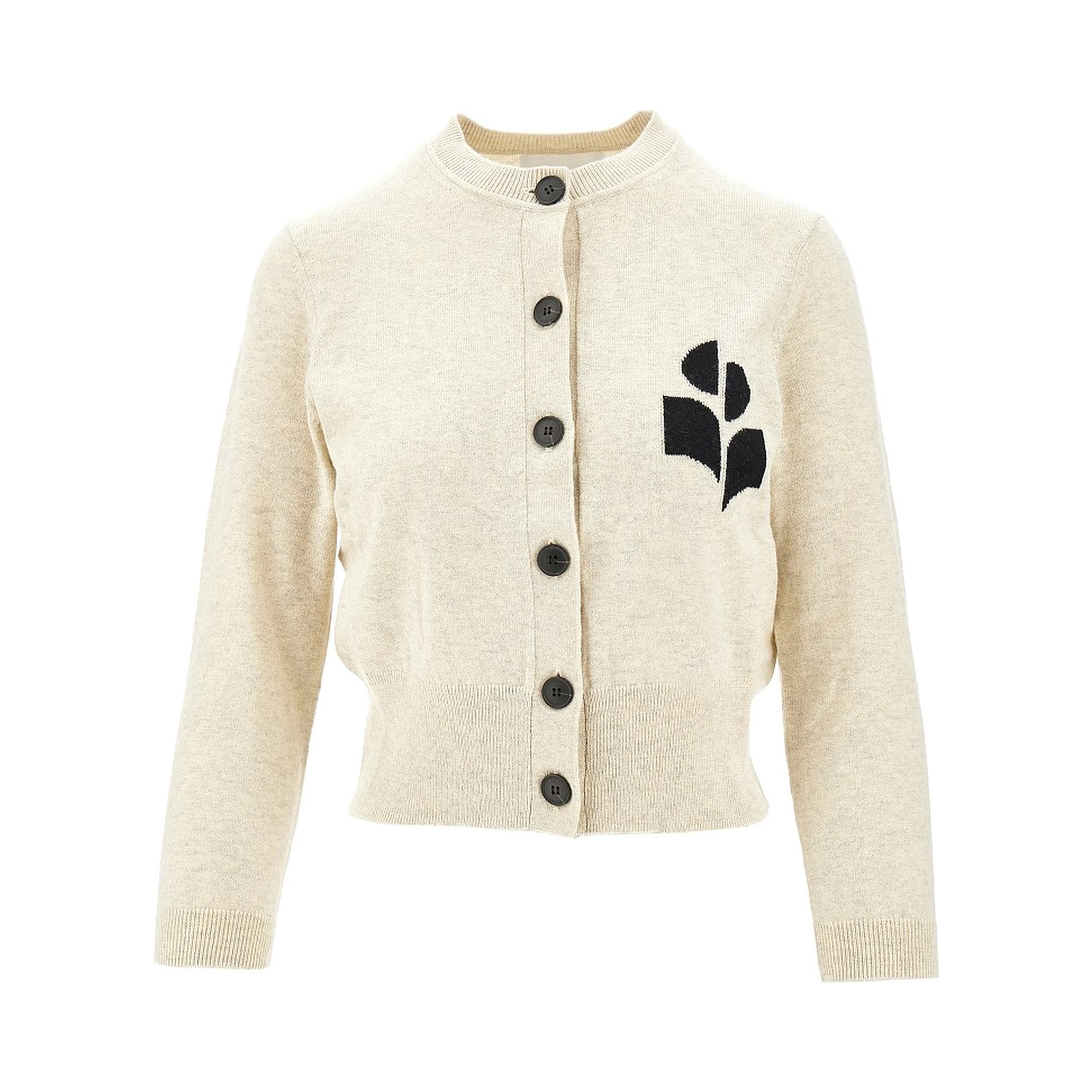 'Newton' cotton and wool cardigan