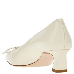 'Trompette' patent leather pumps