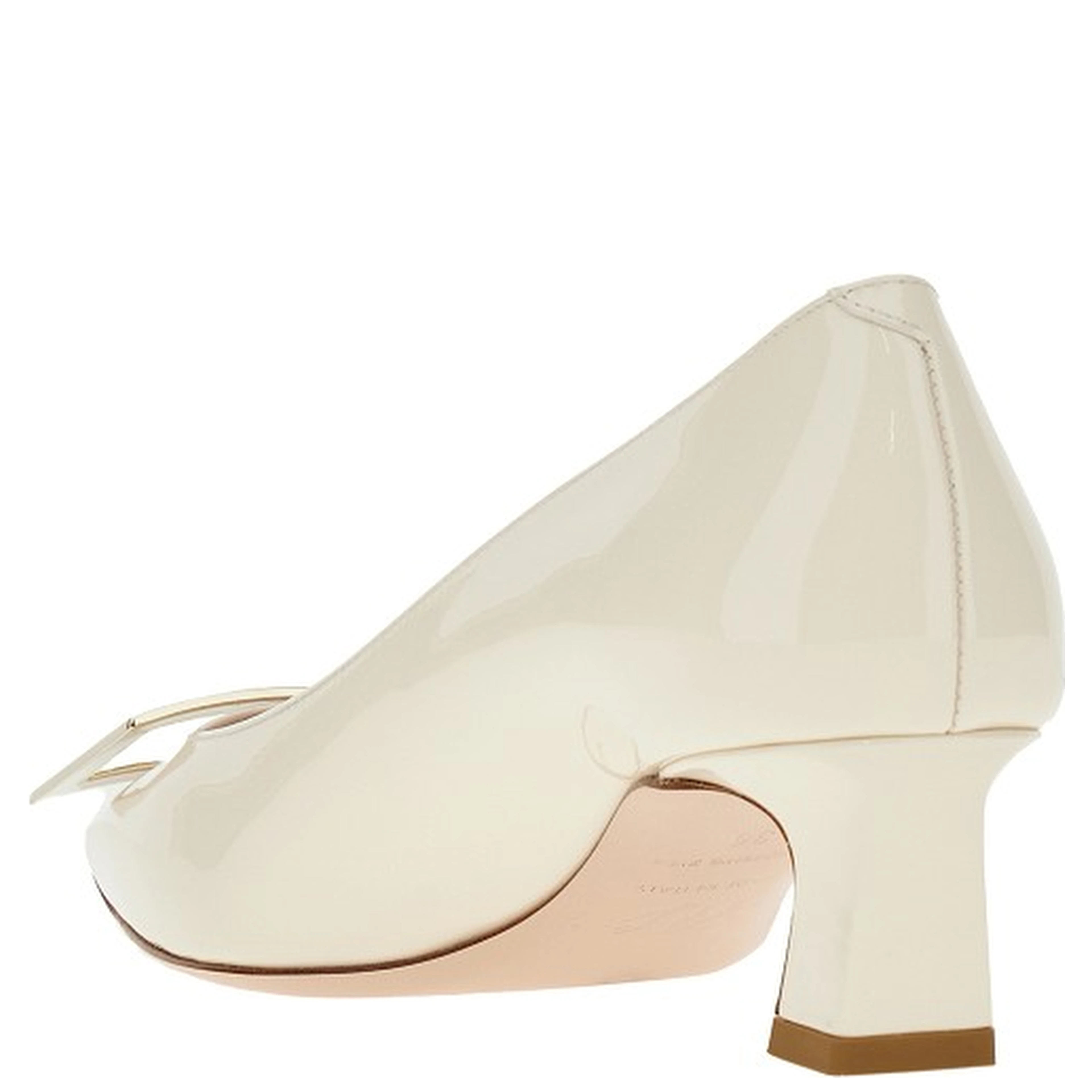 'Trompette' patent leather pumps