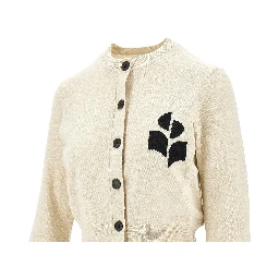 'Newton' cotton and wool cardigan
