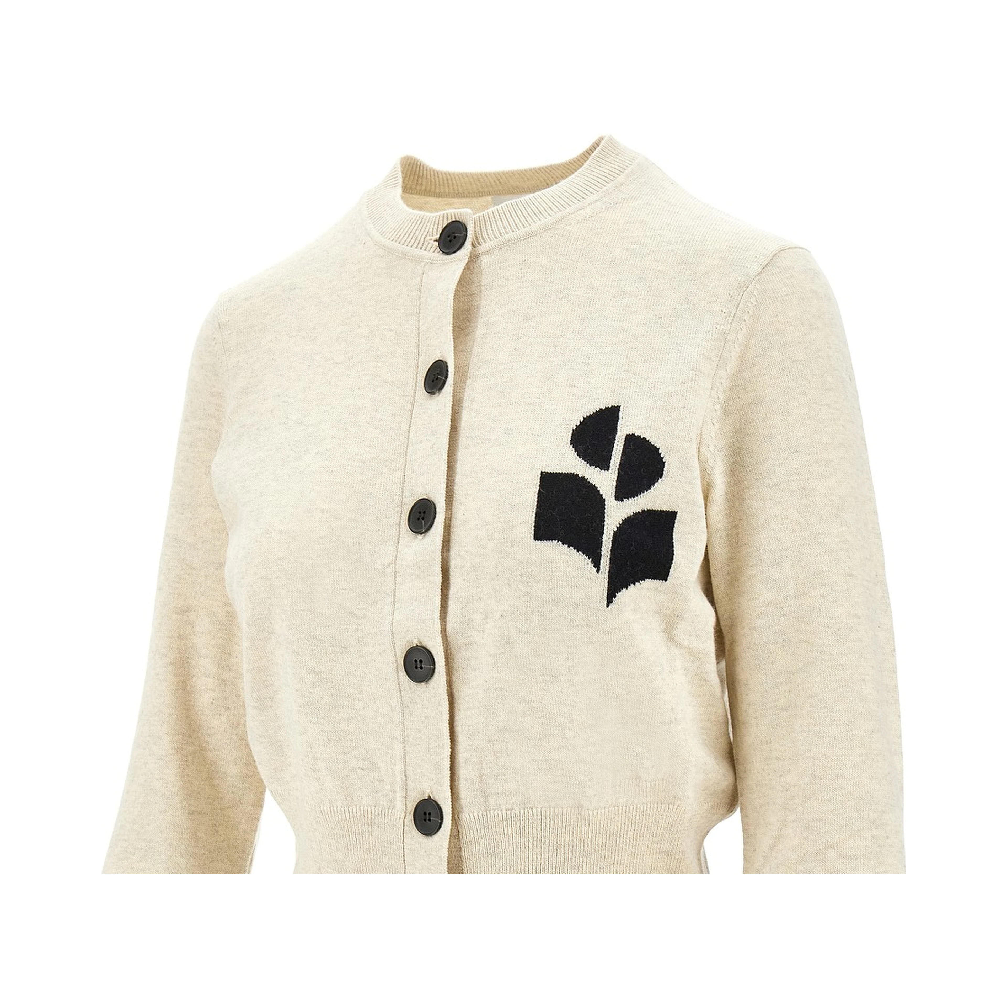 'Newton' cotton and wool cardigan