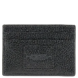 Grain leather cardholder