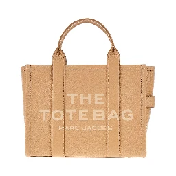 Leather medium tote bag
