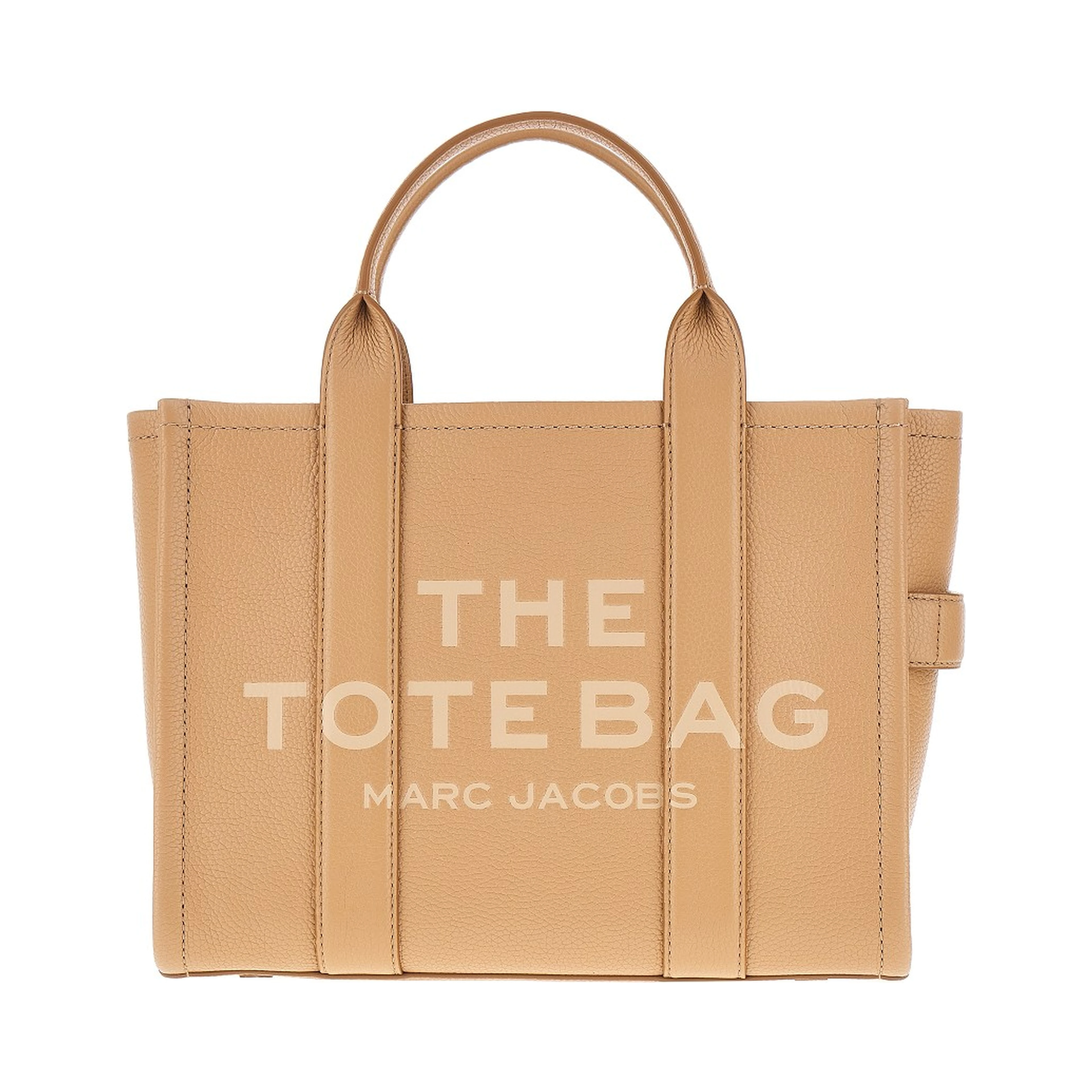 Leather medium tote bag