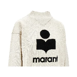 'Moby' sweatshirt with flocked logo