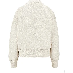 'Moby' sweatshirt with flocked logo