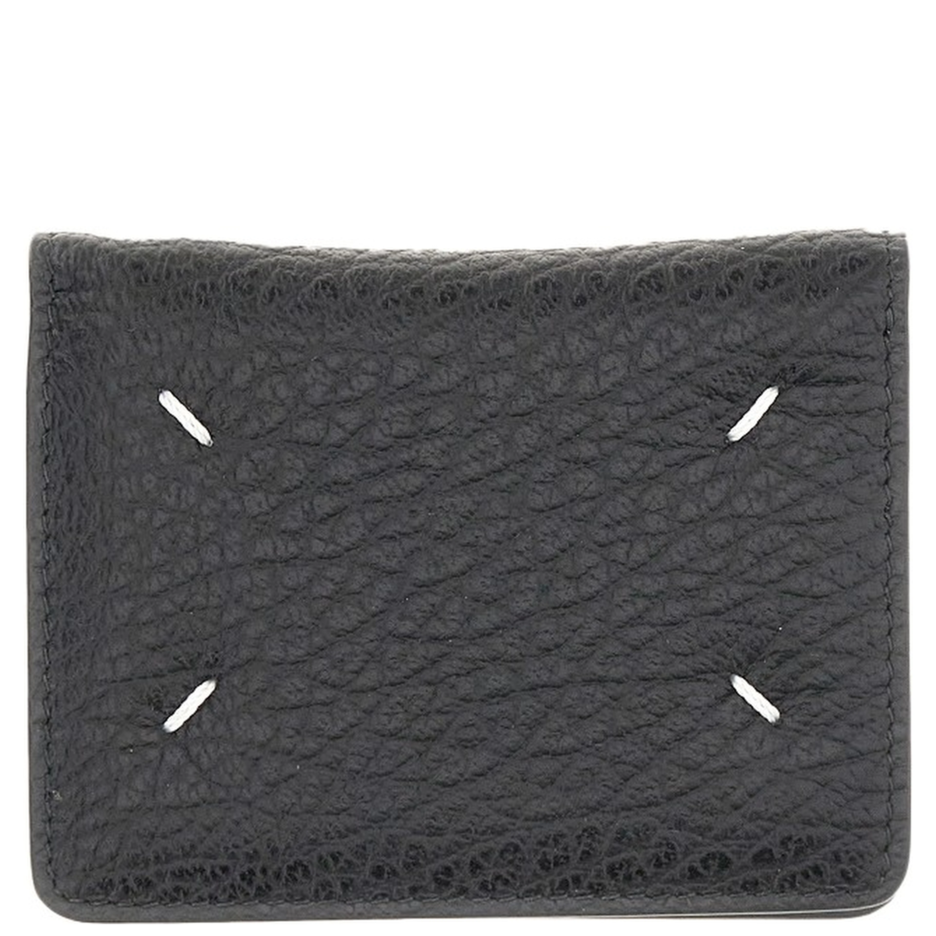 Leather cardholder with key-ring
