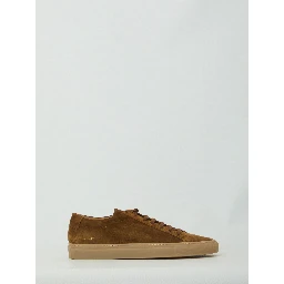 Brown suede Achilles Premium sneakers