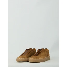 Brown suede Achilles Premium sneakers