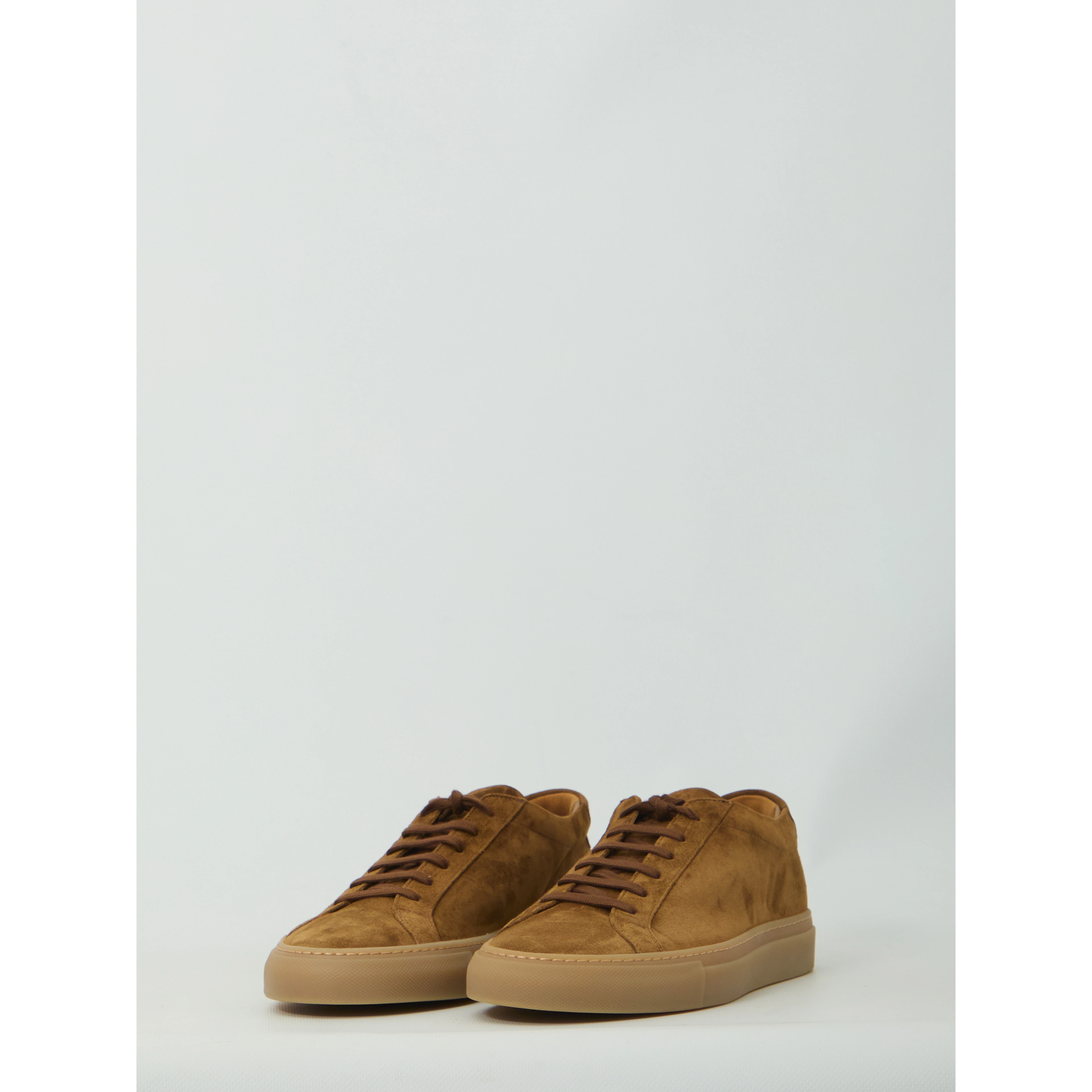 Brown suede Achilles Premium sneakers