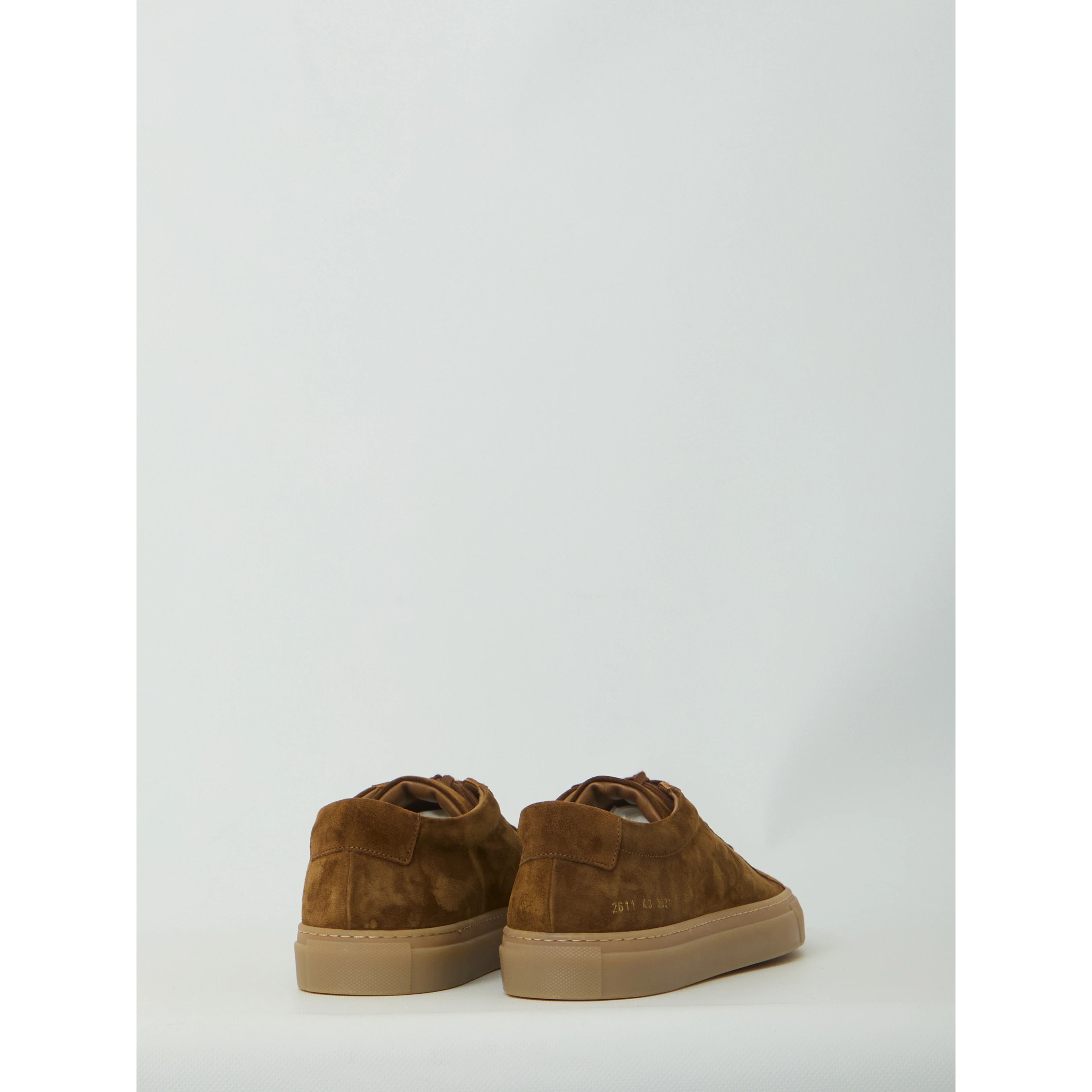 Brown suede Achilles Premium sneakers