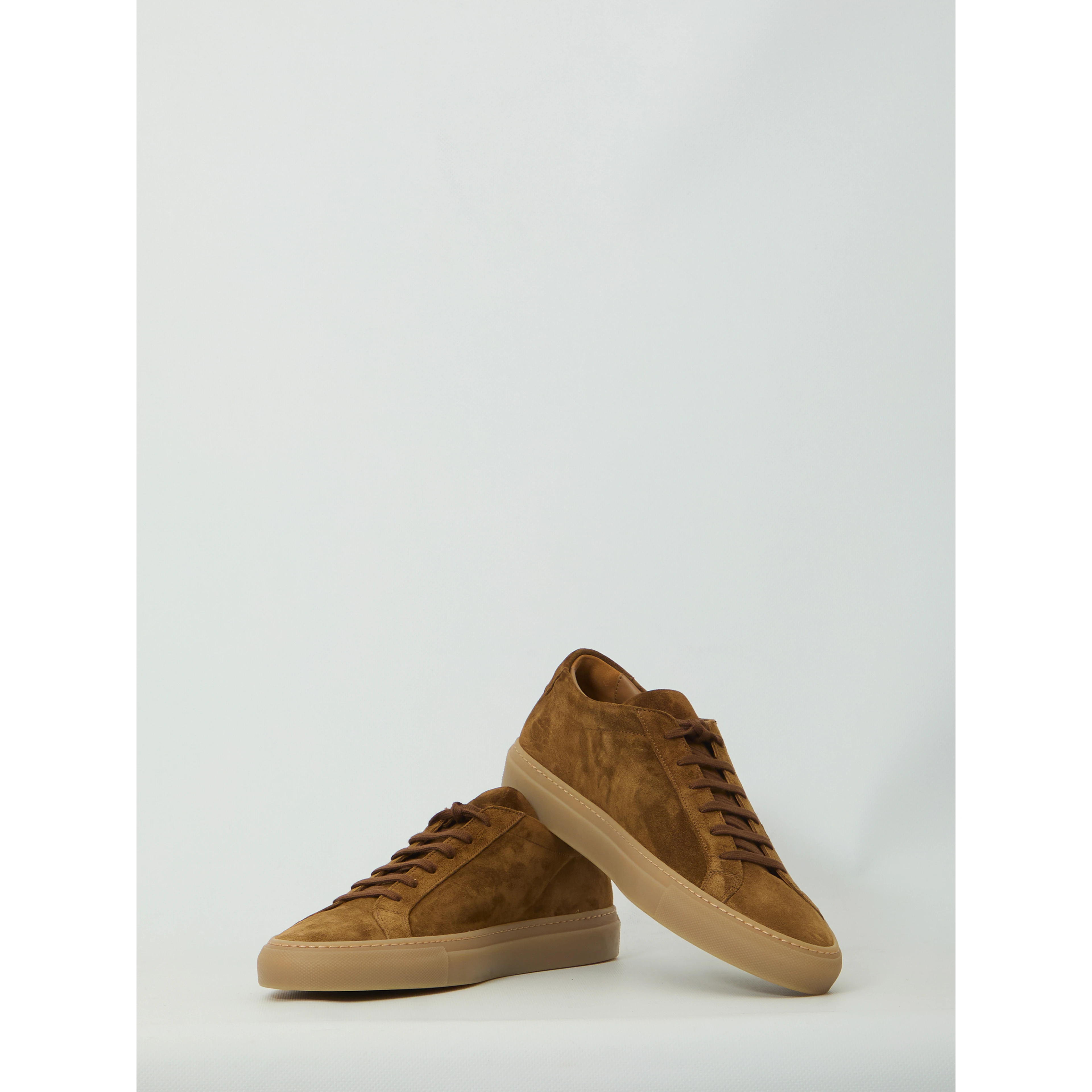 Brown suede Achilles Premium sneakers