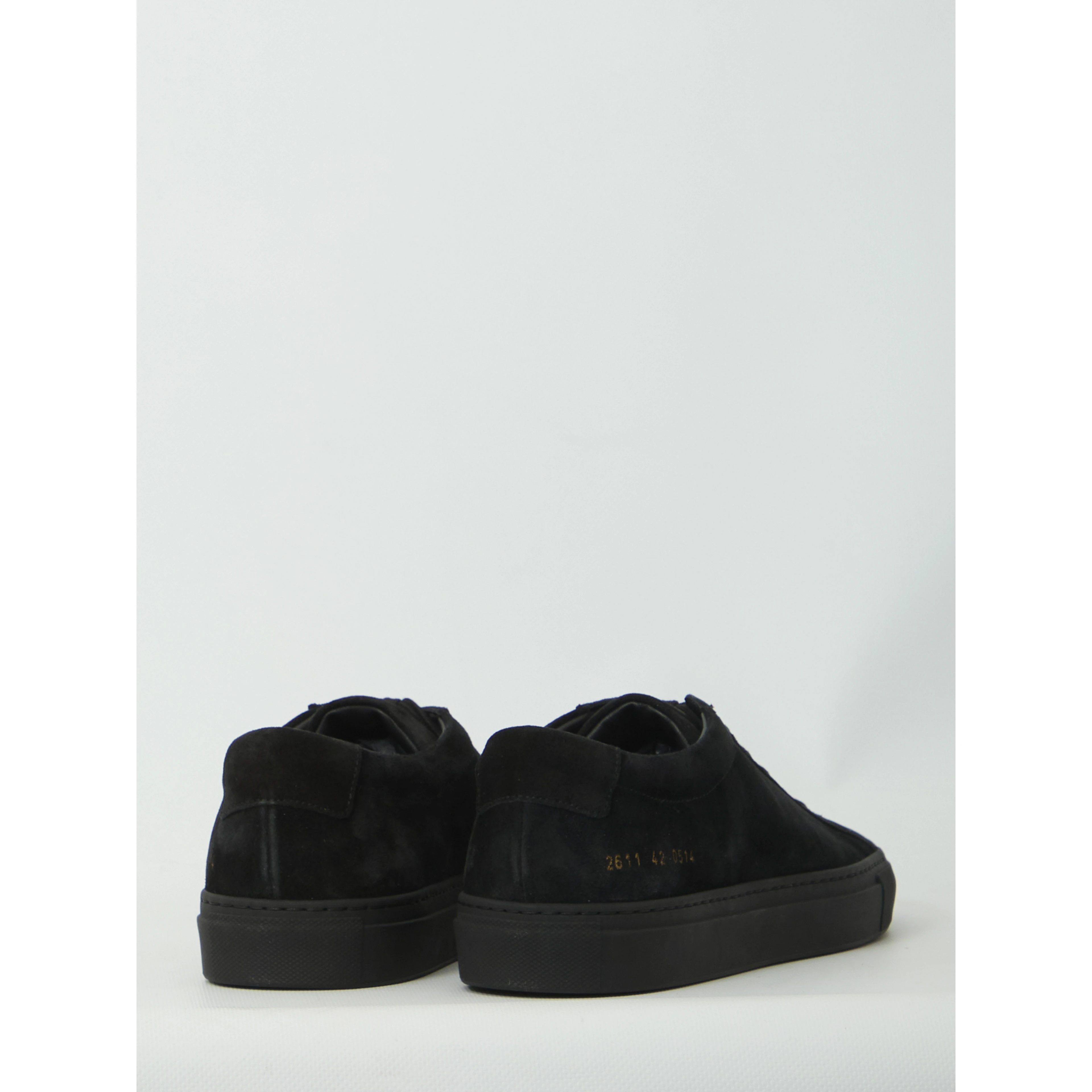 Off black suede Achilles Premium sneakers
