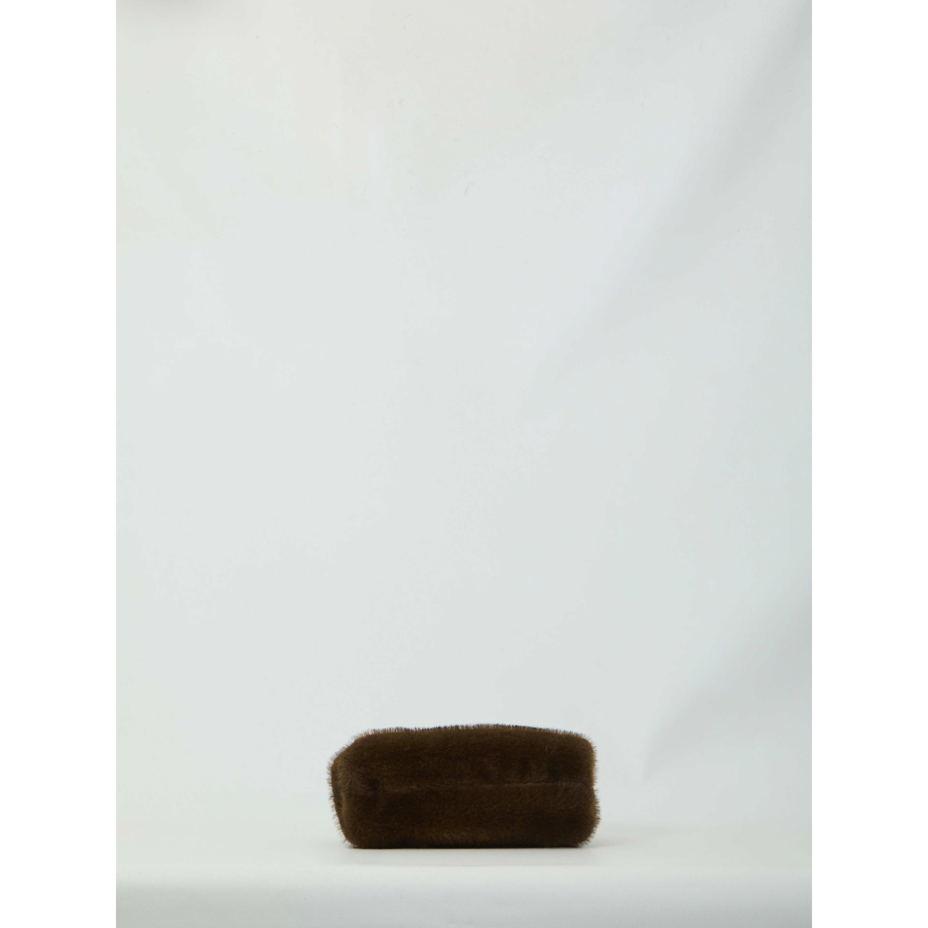 Faux fur Falabella mini drawstring bag