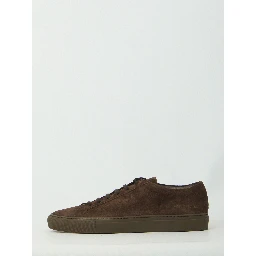 Dark brown suede Achilles Premium sneakers