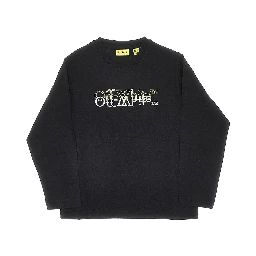 Double Logo print long-sleeved T-shirt