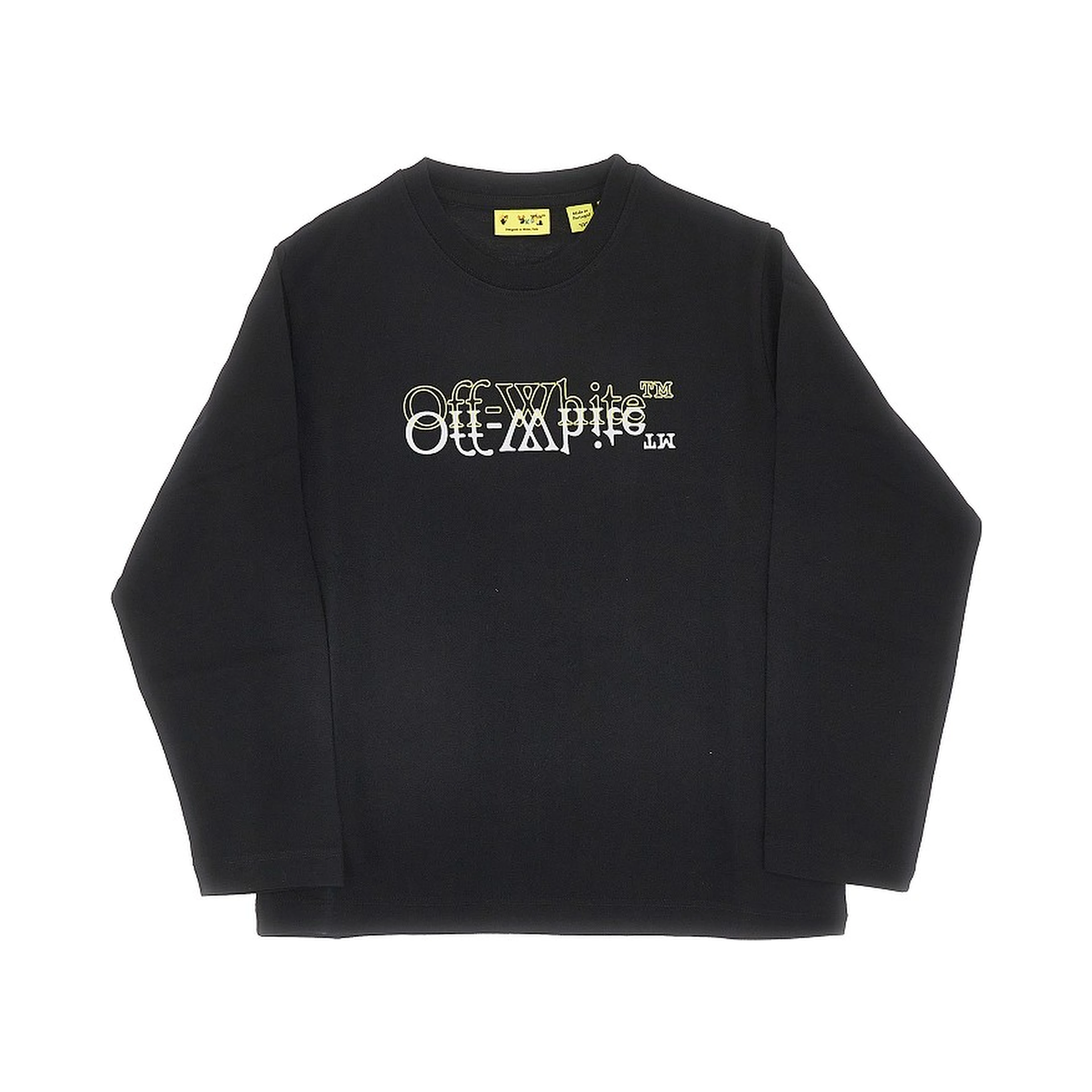 Double Logo print long-sleeved T-shirt