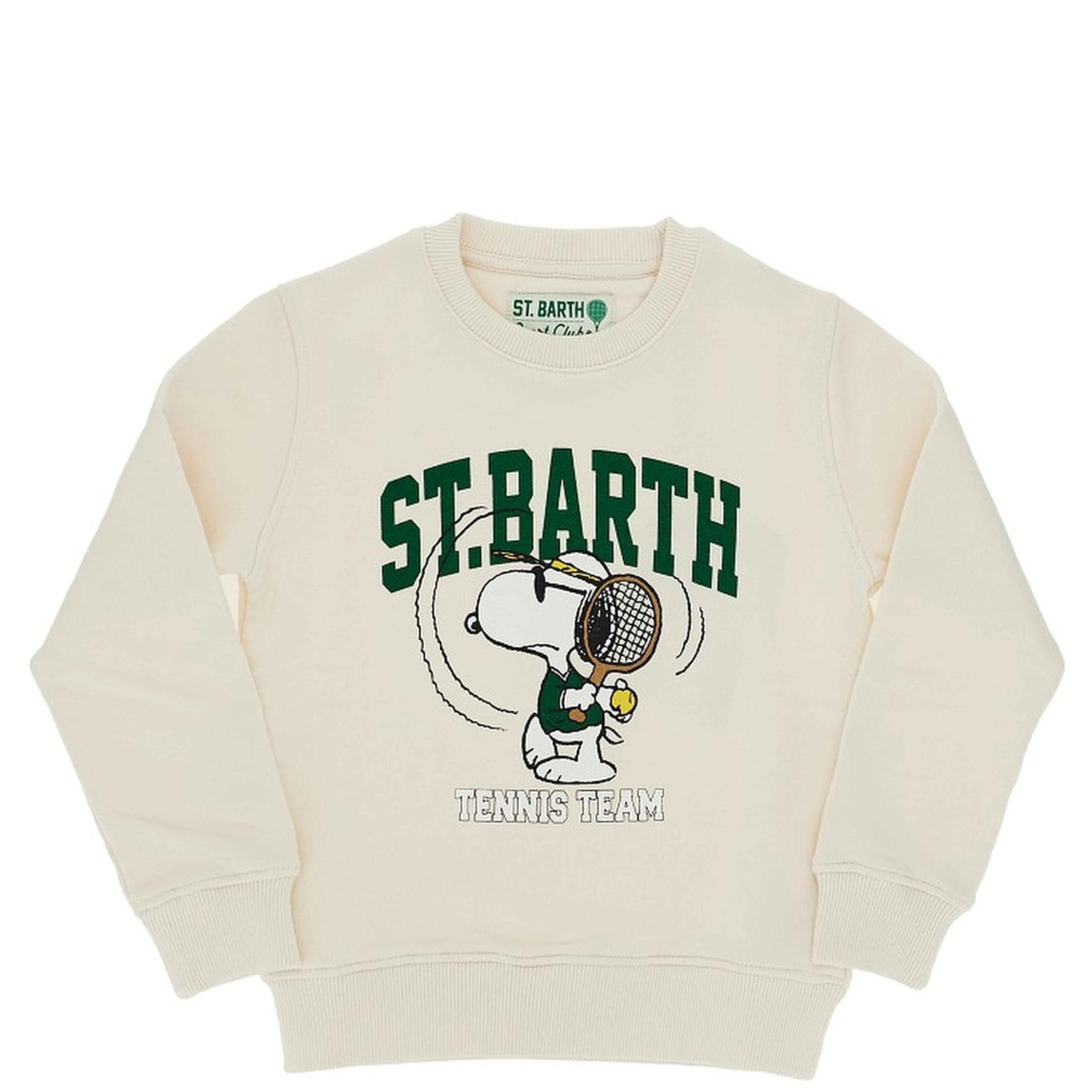 Snoopy print crewneck sweatshirt