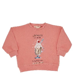 'Lou' embroidered crewneck sweatshirt