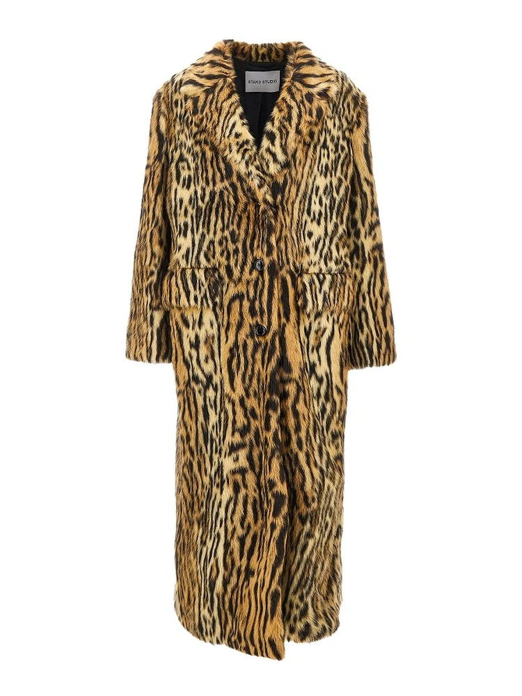 'Marceline' faux fur coat