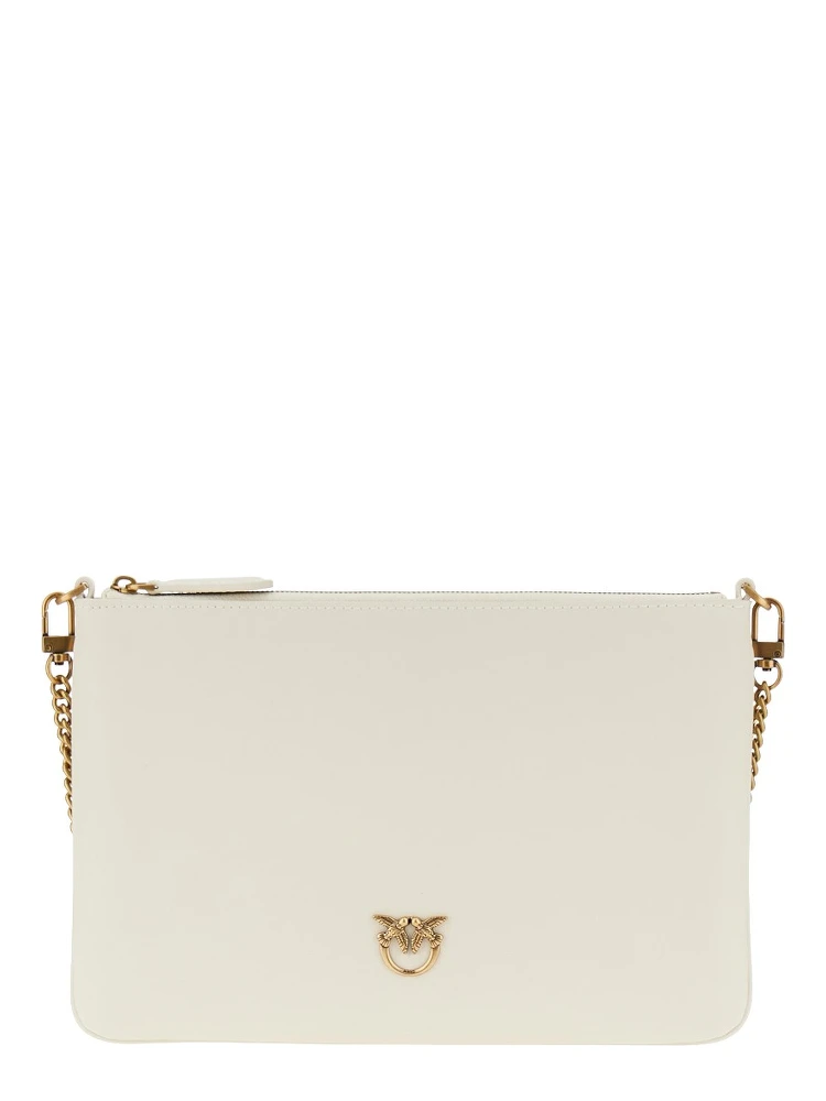 Flat Classic leather pouch