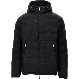 Reversible nylon down jacket