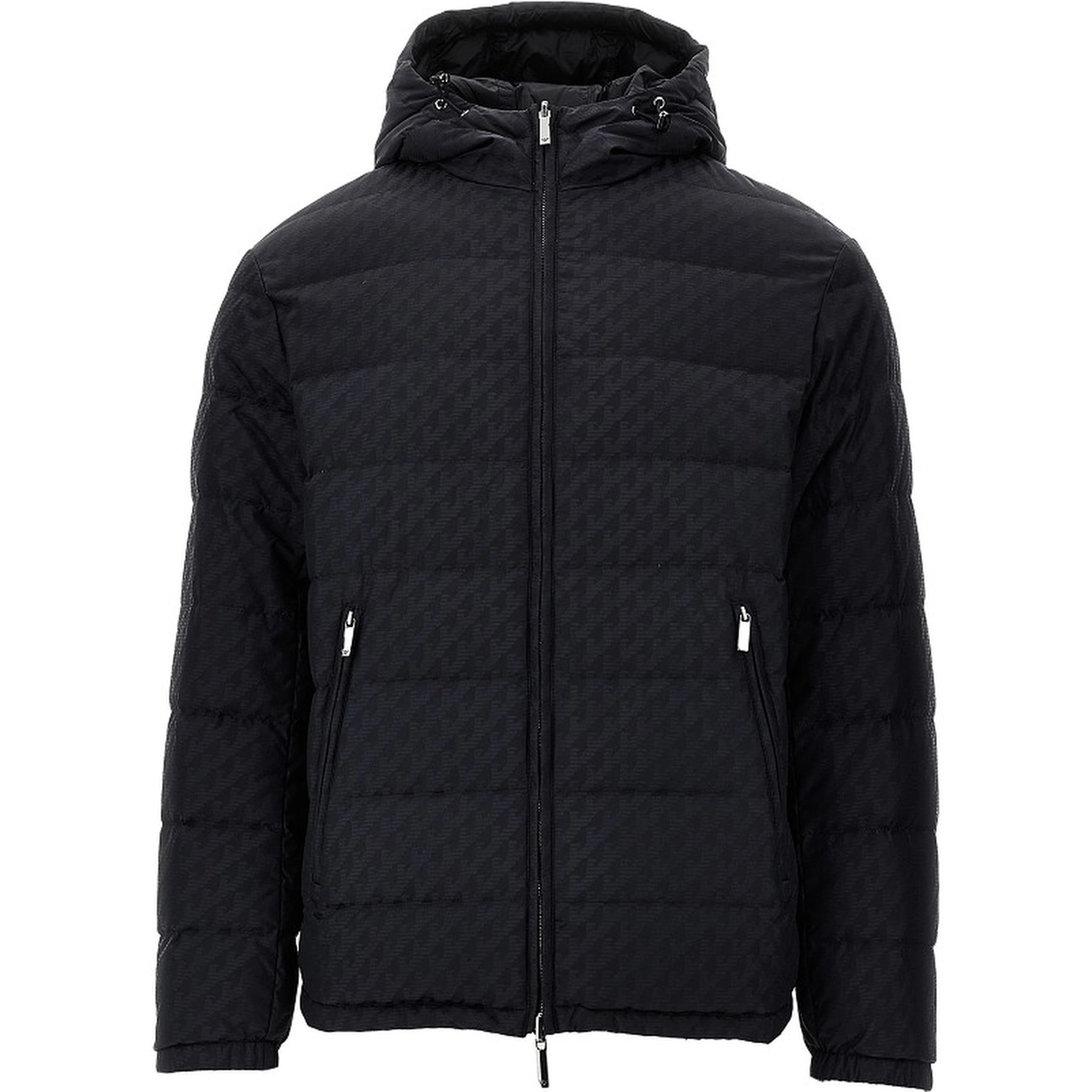 Reversible nylon down jacket