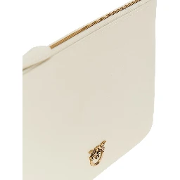 Flat Classic leather pouch