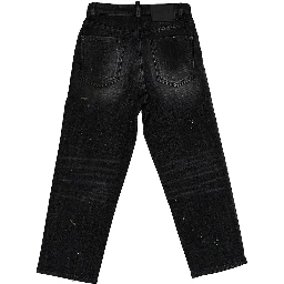 Used effect denim jeans
