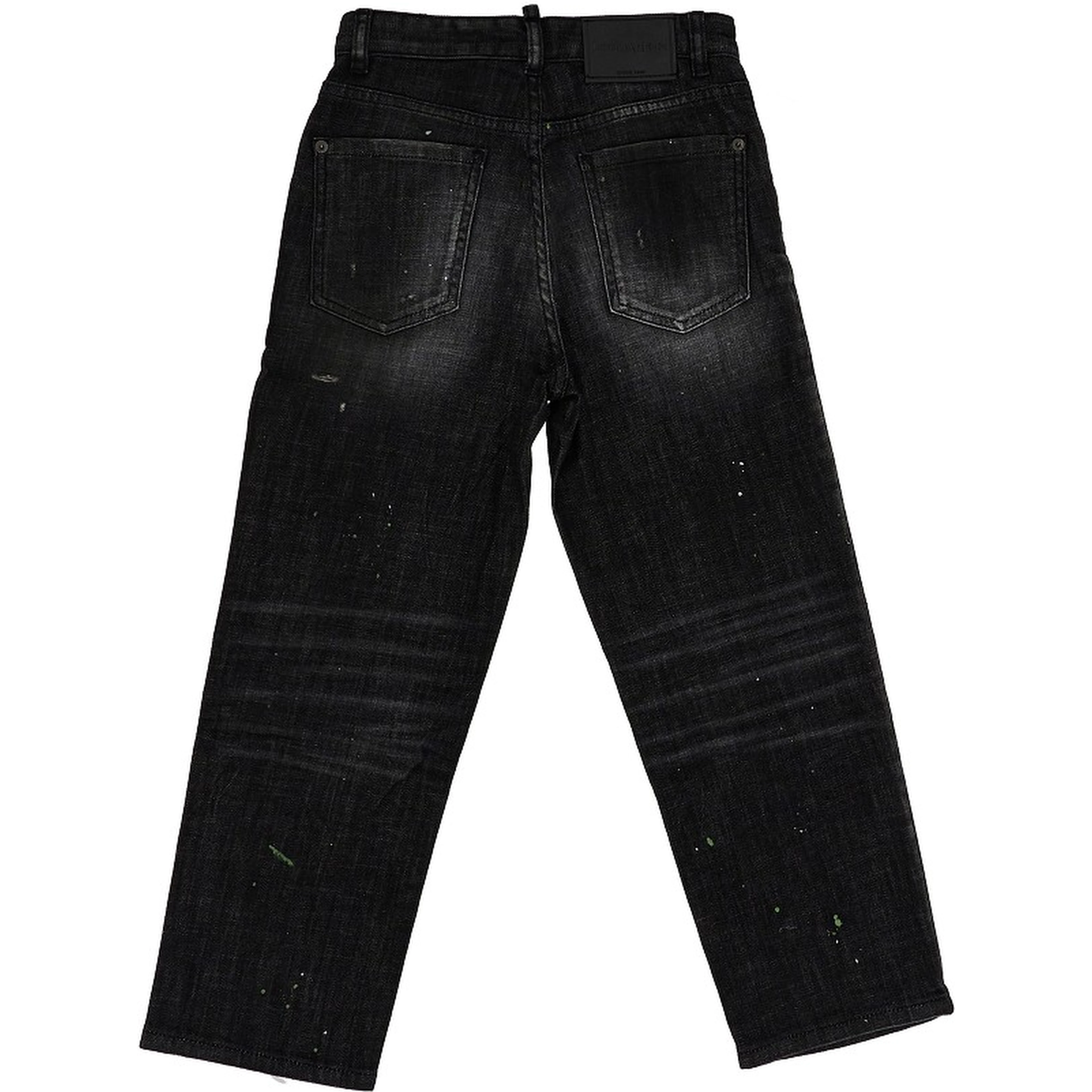 Used effect denim jeans
