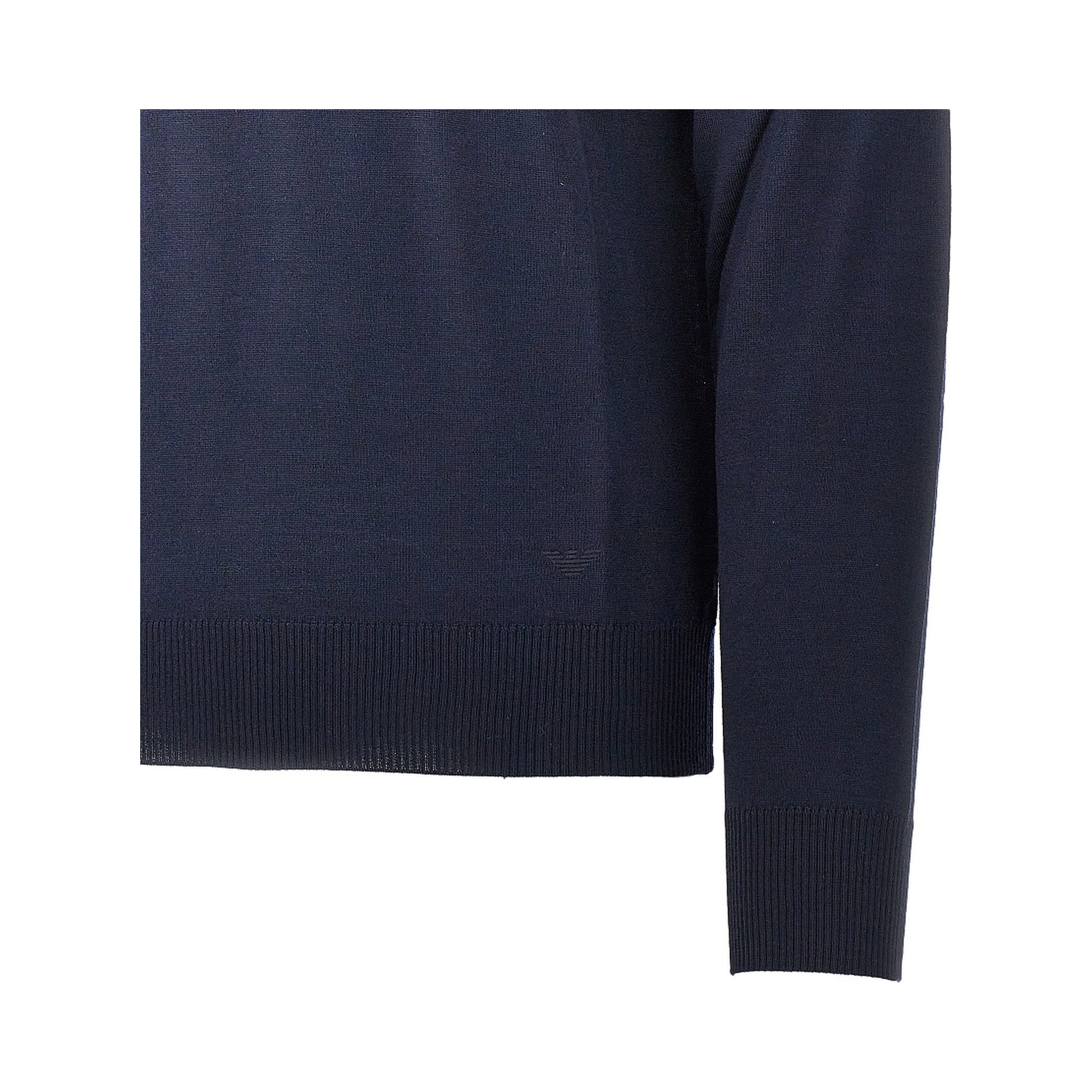 Fine knit polo sweater