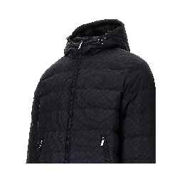Reversible nylon down jacket