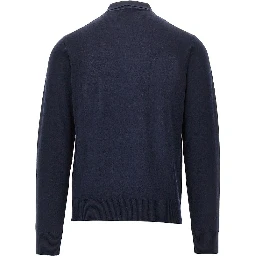 Fine knit polo sweater