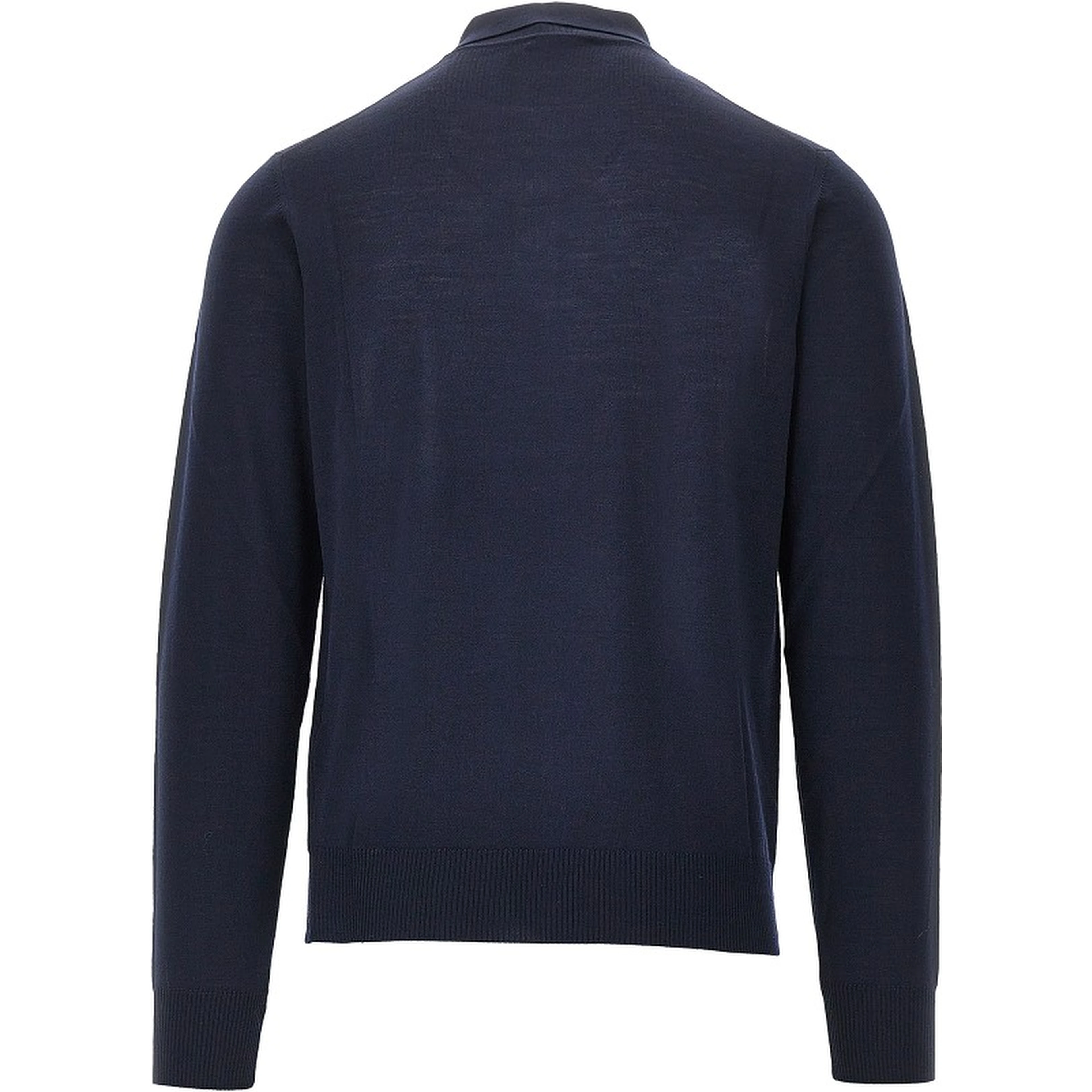 Fine knit polo sweater