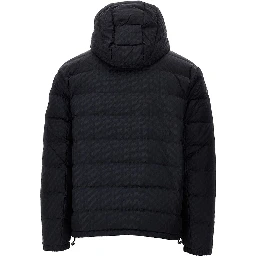 Reversible nylon down jacket