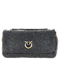 Large Click Soft Horizontal leather bag
