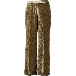 Velvet palazzo pants