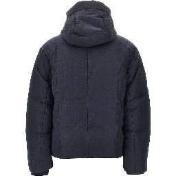 Crinkle nylon down jacket