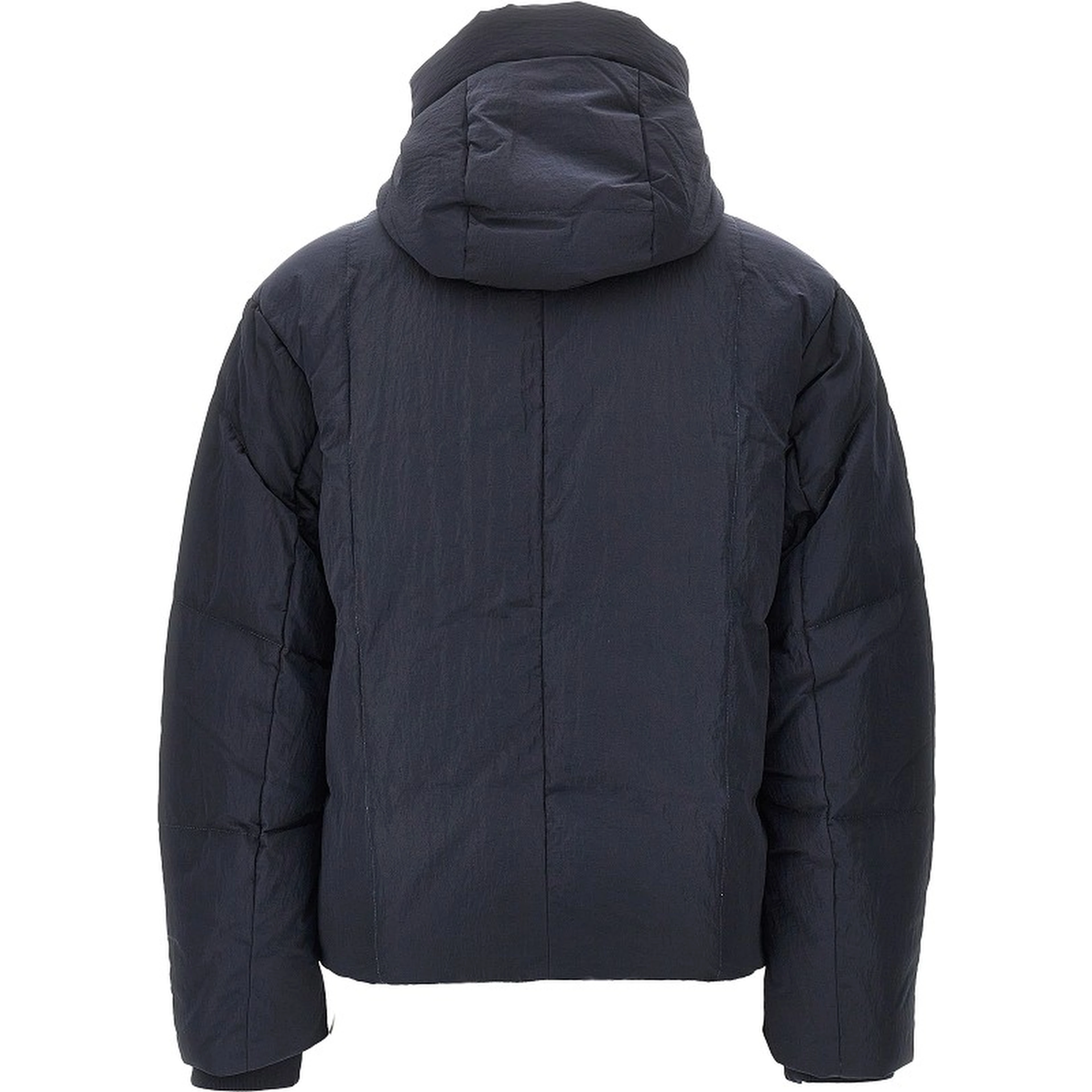 Crinkle nylon down jacket