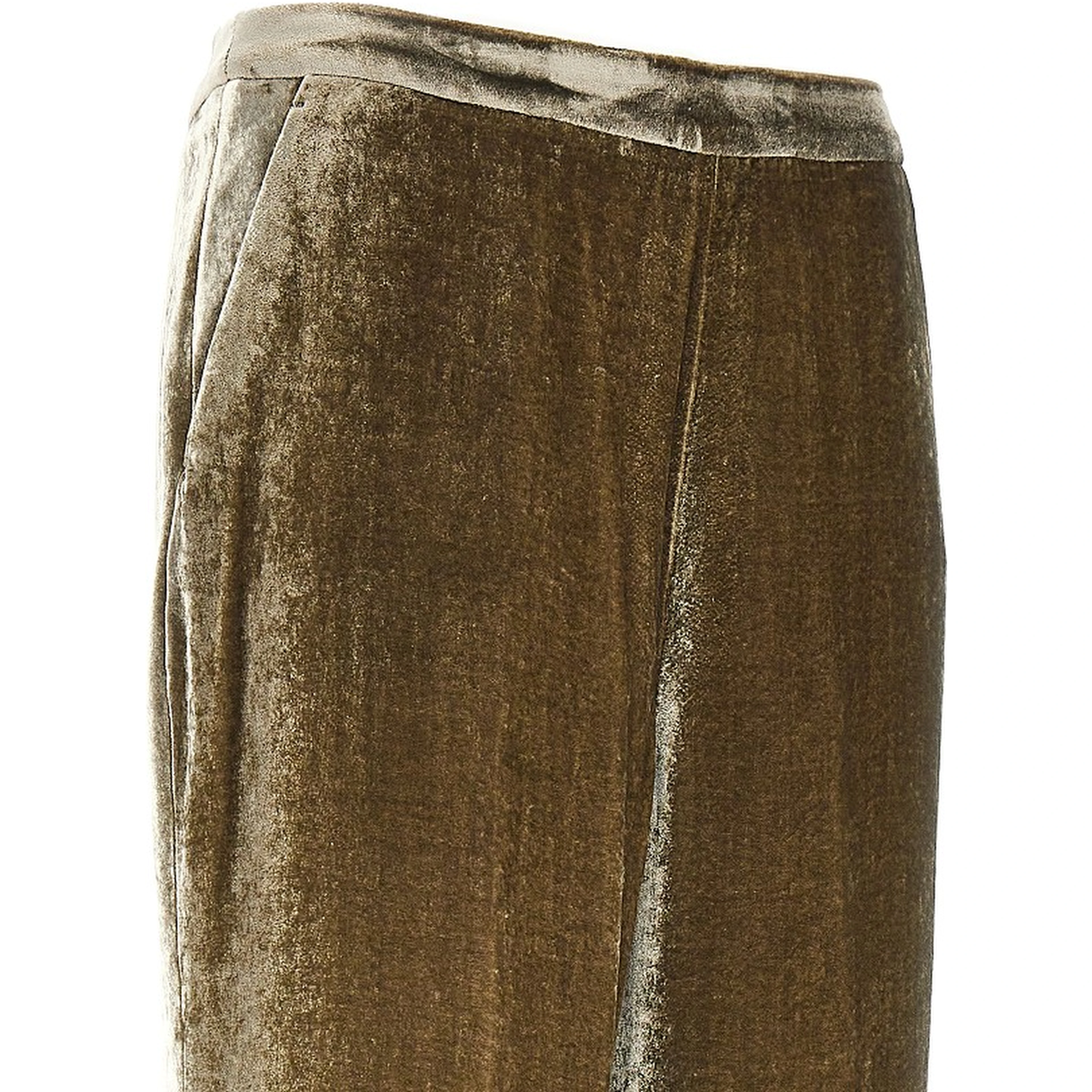 Velvet palazzo pants