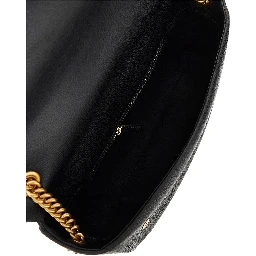 Large Click Soft Horizontal leather bag