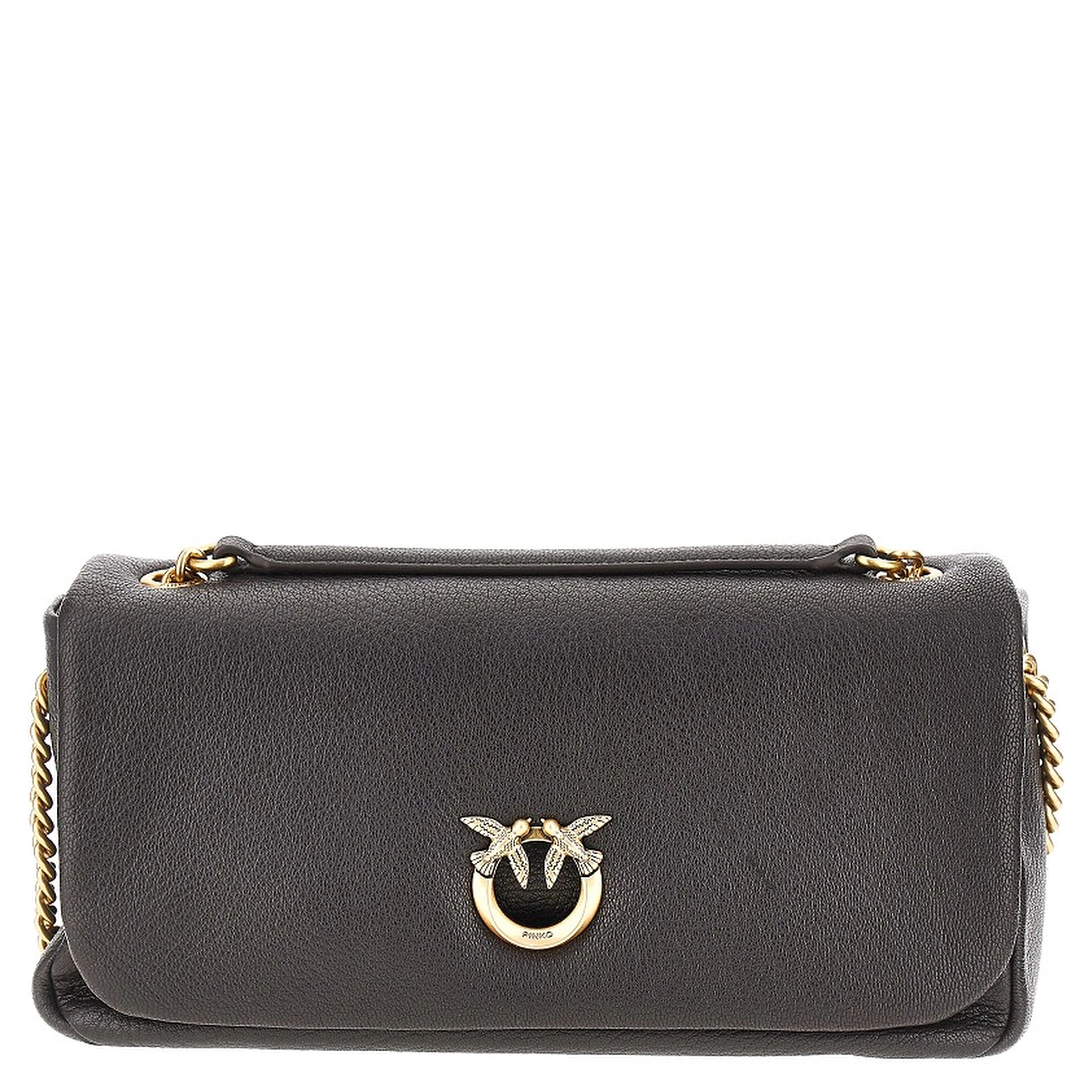 Large Click Soft Horizontal leather bag