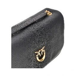 Large Click Soft Horizontal leather bag