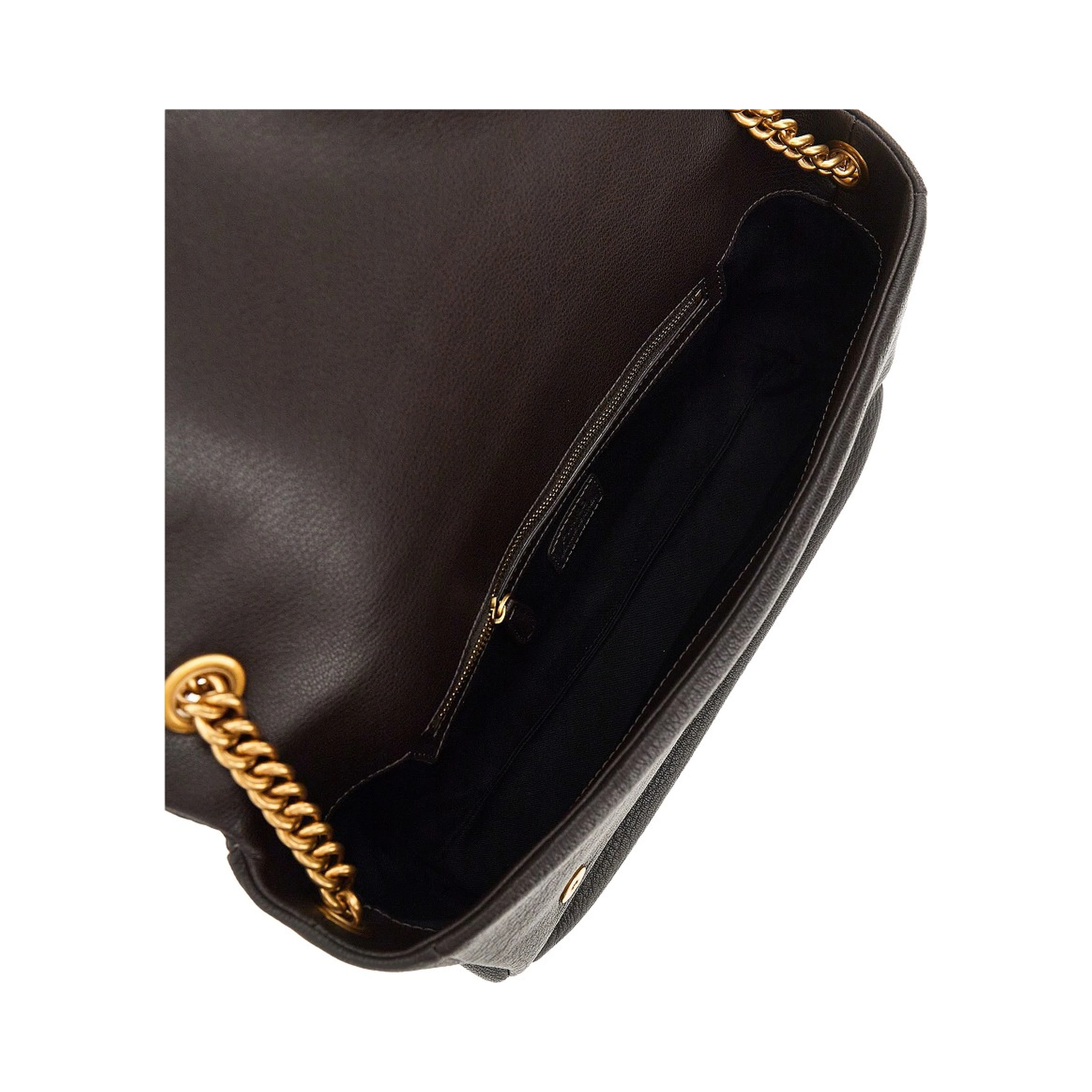Large Click Soft Horizontal leather bag