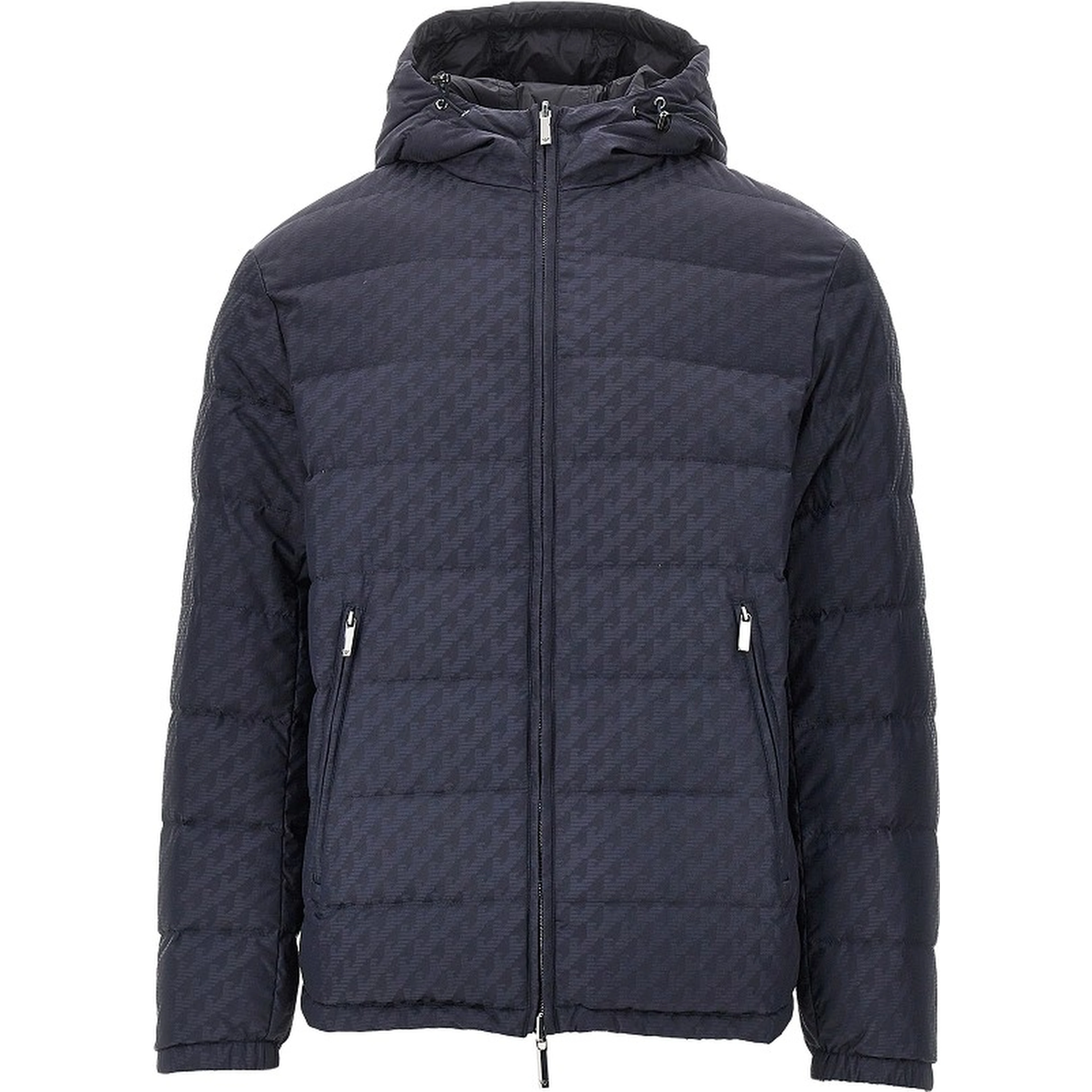 Reversible nylon down jacket