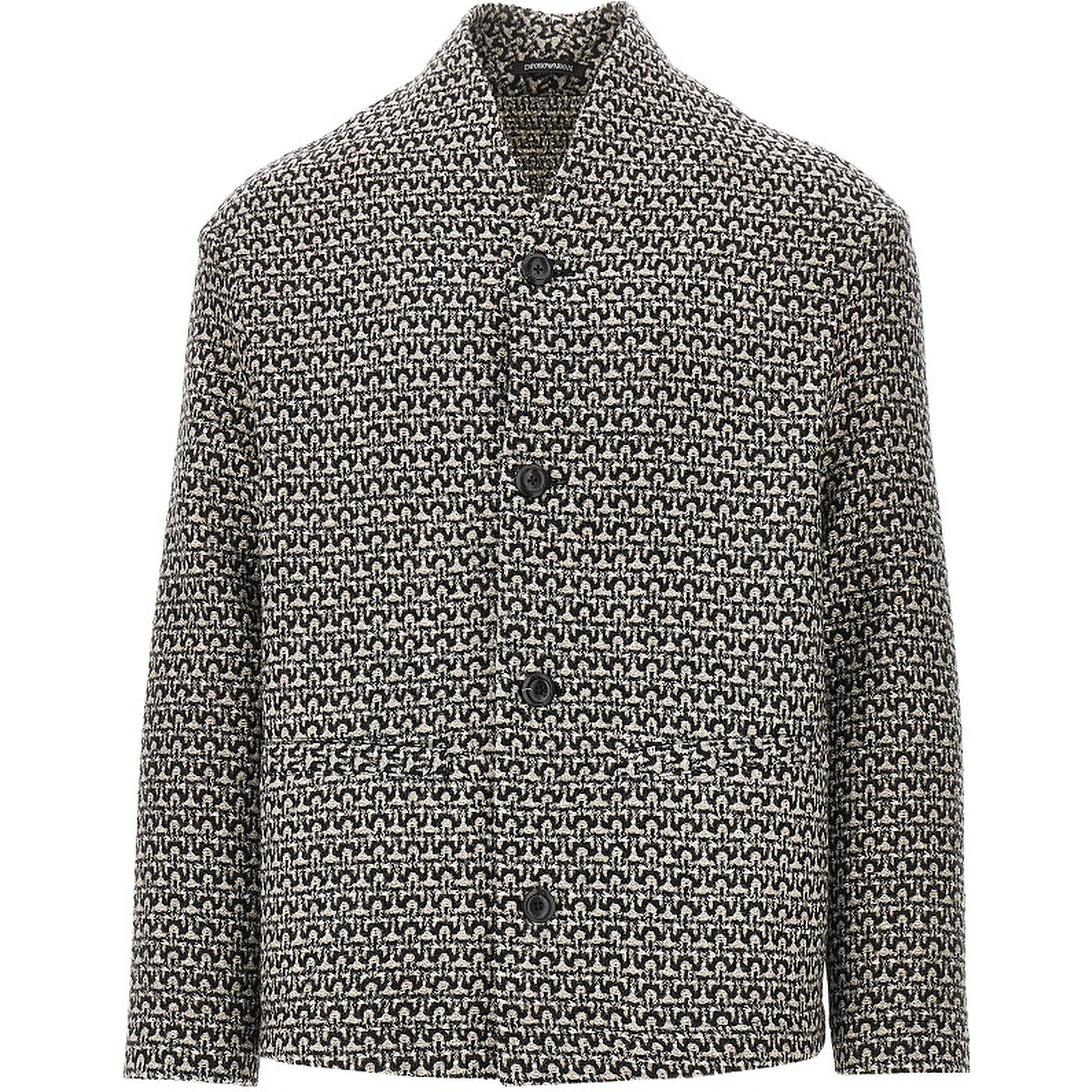 Multicoloured wool jacket