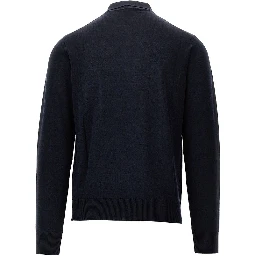 Fine knit polo sweater