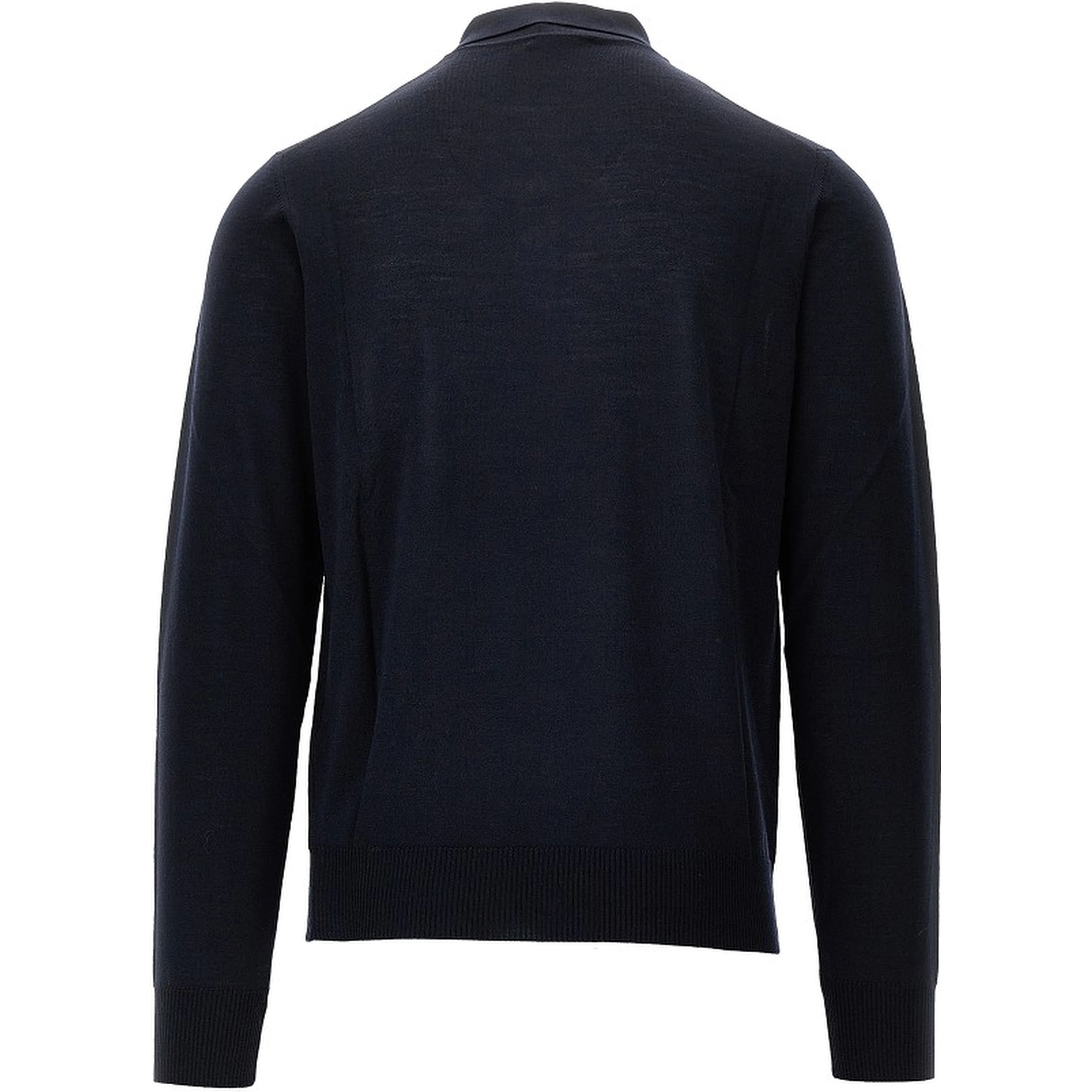 Fine knit polo sweater